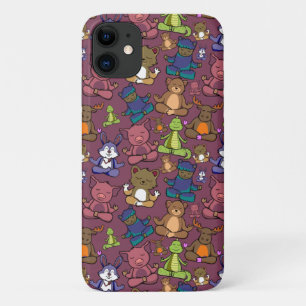 Yoga poses pattern Yoga seamless pattern 64 Case-Mate iPhone Case