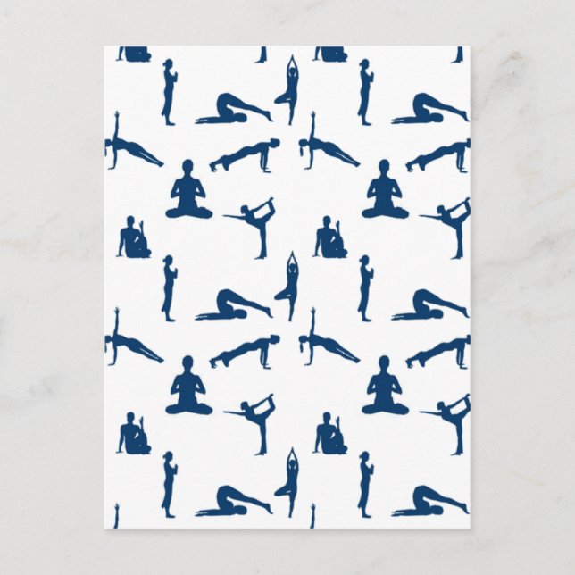 Yoga Poses Postcard (Front)