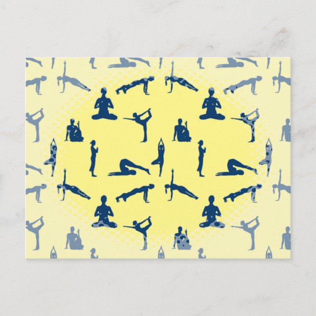 Yoga Poses Postcard (Front)