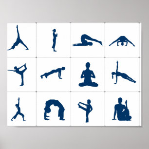 Yoga Poses Poster