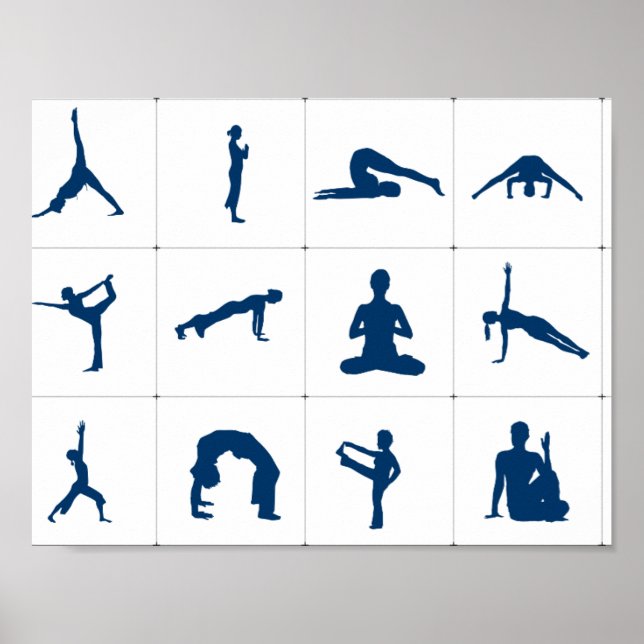 Yoga Poses Poster (Front)