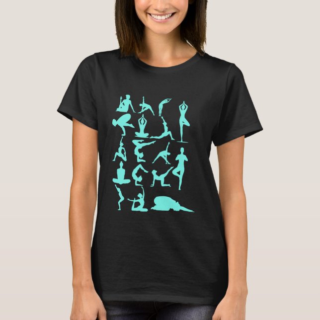 Yoga Poses T-Shirt (Front)
