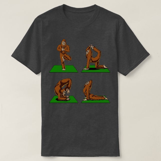 Yoga Poses T-Shirt (Design Front)