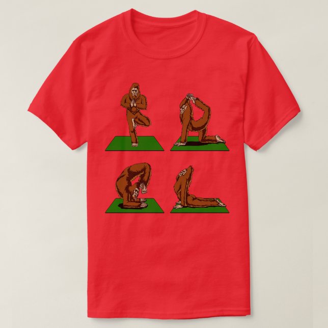 Yoga Poses T-Shirt (Design Front)
