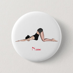 Yoga Poses Thunder_Cove 6 Cm Round Badge