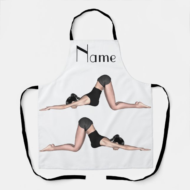 Yoga Poses Thunder_Cove Apron (Front)