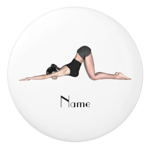 Yoga Poses Thunder_Cove Ceramic Knob