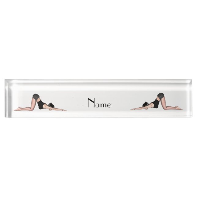 Yoga Poses Thunder_Cove  Nameplate (Front)