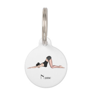 Yoga Poses Thunder_Cove Pet Tag
