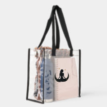 Yoga Position Surrounded Stars Clear Stadium Bag