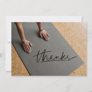 Yoga Position Thank You Card