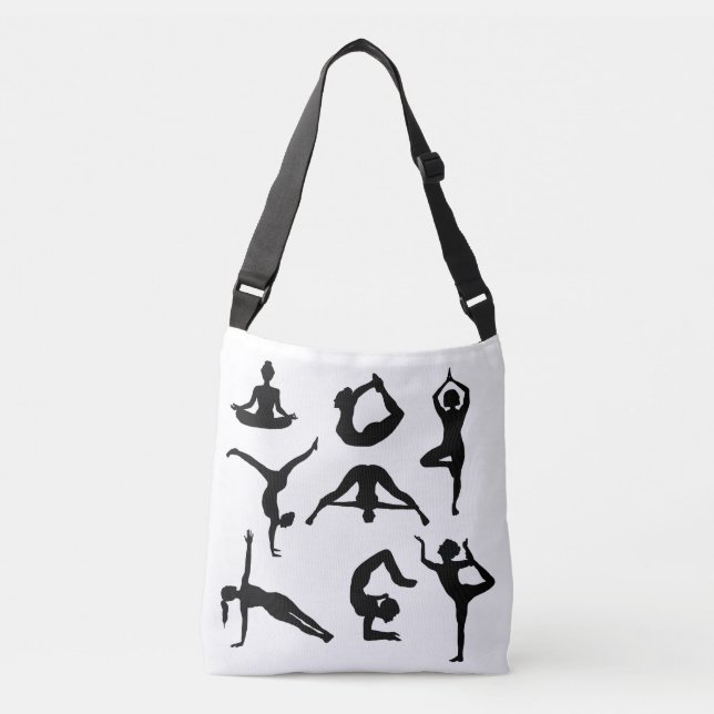 Yoga Positions Tote - Add A Name (Front)
