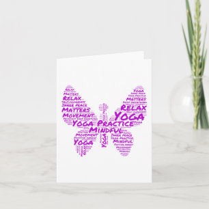 Yoga Practice. Mindful Movements S. Sticker Card