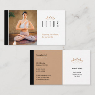 Yoga Professional Teacher Business Card