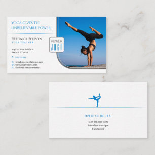 Yoga   Professional Teacher Business Card