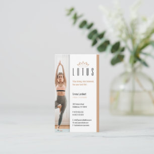 Yoga   Professional Teacher Business Card