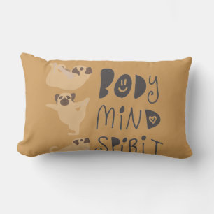 Yoga Pugs Lumbar Cushion