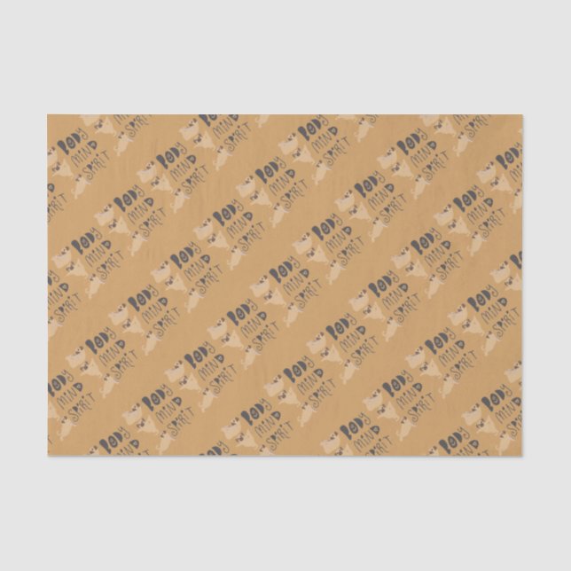 Yoga Pugs Tissue Paper (Front)