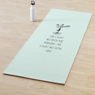Yoga quote mint mat