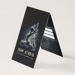 Yoga Reiki Instructor One-Legged King Pigeon Pose Business Card