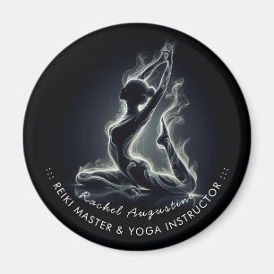 Yoga Reiki Instructor One-Legged King Pigeon Pose Magnet