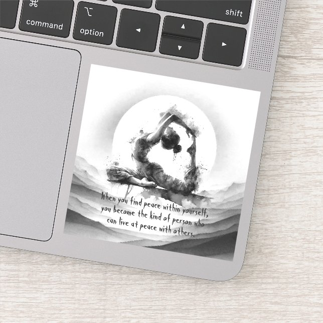 Yoga Reiki One-Legged King Pigeon Pose Watercolor (Detail)