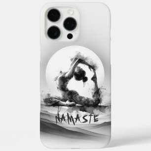 Yoga Reiki One-Legged King Pigeon Pose Watercolor iPhone 16 Pro Max Case