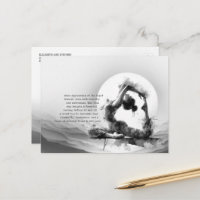 Yoga Reiki One-Legged King Pigeon Pose Watercolor