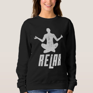 Yoga Relax Spiritual Meditation Yogis Poses Fitnes Sweatshirt