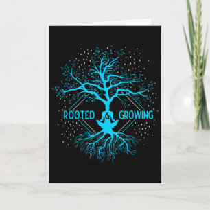 Yoga Rooted And Growing Meditation Tree Of Life Yo Card