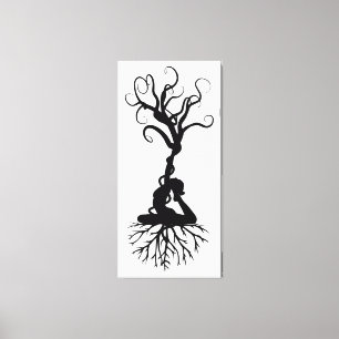 Yoga Roots Canvas Print