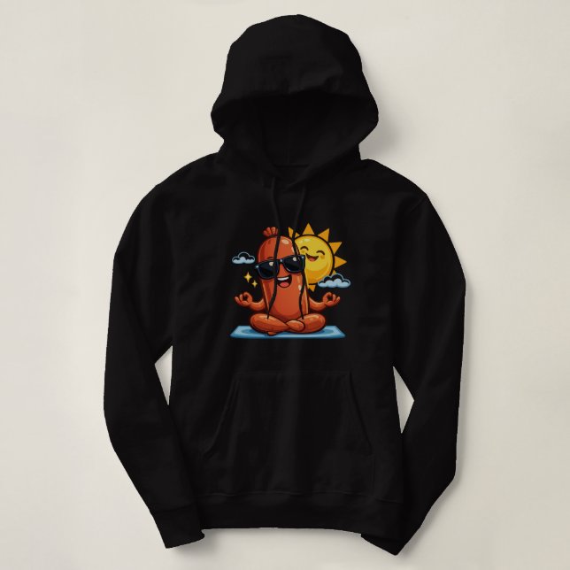 Yoga Sausage Hoodie (Design Front)