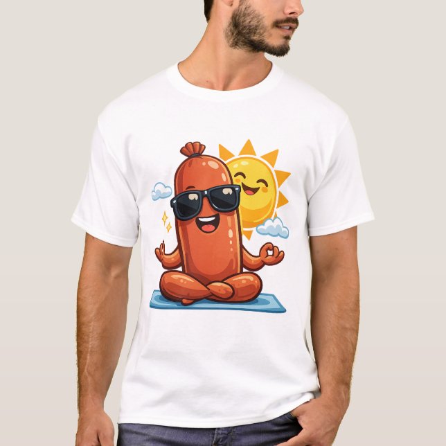 Yoga Sausage T-Shirt (Front)