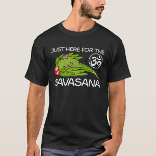 Yoga Savasana Parrot Cherry headed Conure T-Shirt
