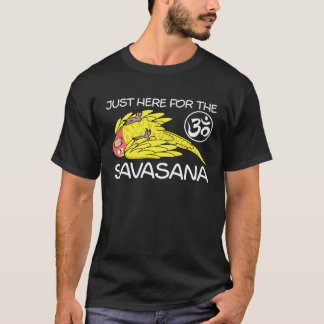 Yoga Savasana Parrot Peach faced Yellow Lutino Lov T-Shirt