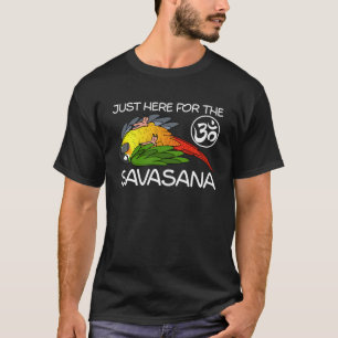 Yoga Savasana Parrot Yellow sided Green Cheek Conu T-Shirt