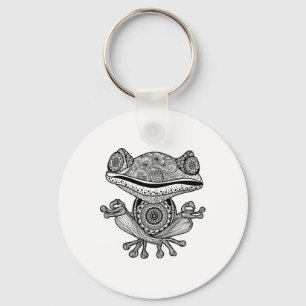 Yoga Shirt Yoga Frog Mandala Meditation Cl Teacher Key Ring