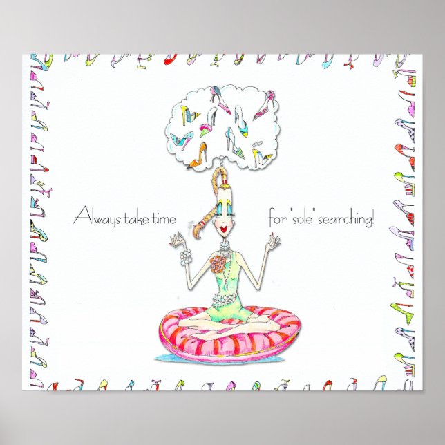 Yoga Shoes Vanity Poster (Front)