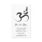 Yoga Silhouette Black Logo Symbol Om Aum Zen