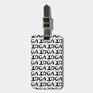 Yoga Silhouettes Luggage Tag