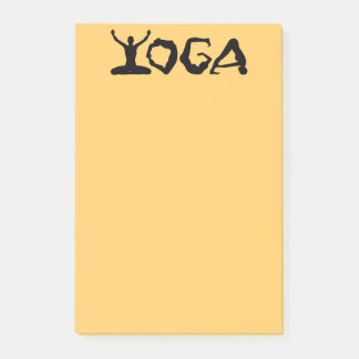 Yoga Silhouettes Post-it Notes