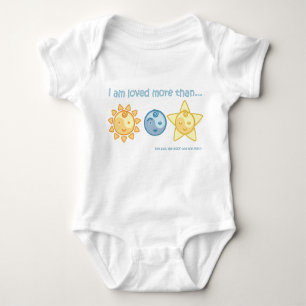 Yoga Speak Baby : I Am Loved Baby Bodysuit