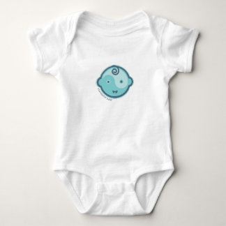 Yoga Speak Baby : Teal Expressive Baby Chakra Bodysuit