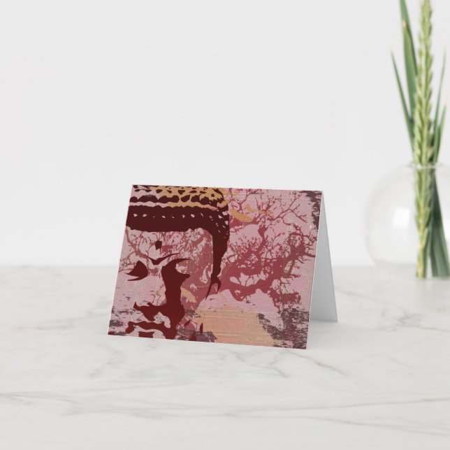 Yoga Speak : Buddha Tree Graphic Card (Front)