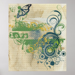 Yoga Speak : Green Love Chakra Poster