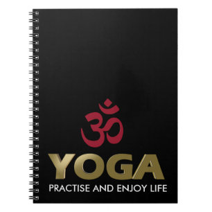 Yoga Spiral Notebook