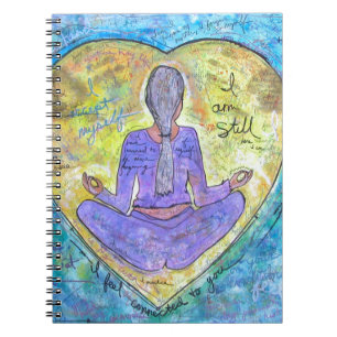 Yoga Spiral Notebook