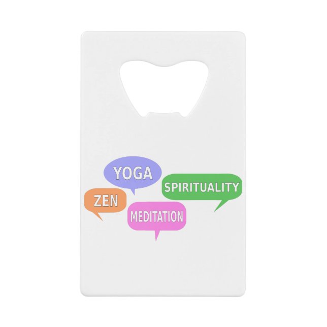 Yoga Spirituality Zen Meditation Speech Bubbles (Front)