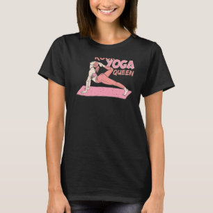Yoga Sport Queen Rock Namaste Women Motivation Yog T-Shirt