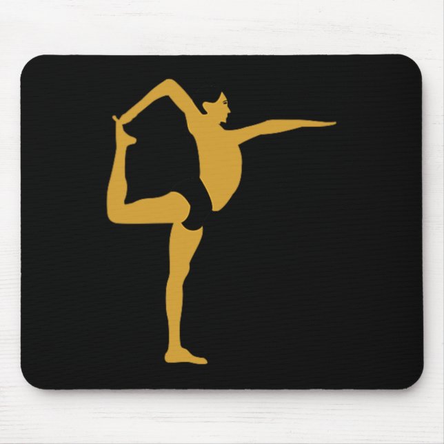 Yoga Standing Pose  Mouse Pad (Front)